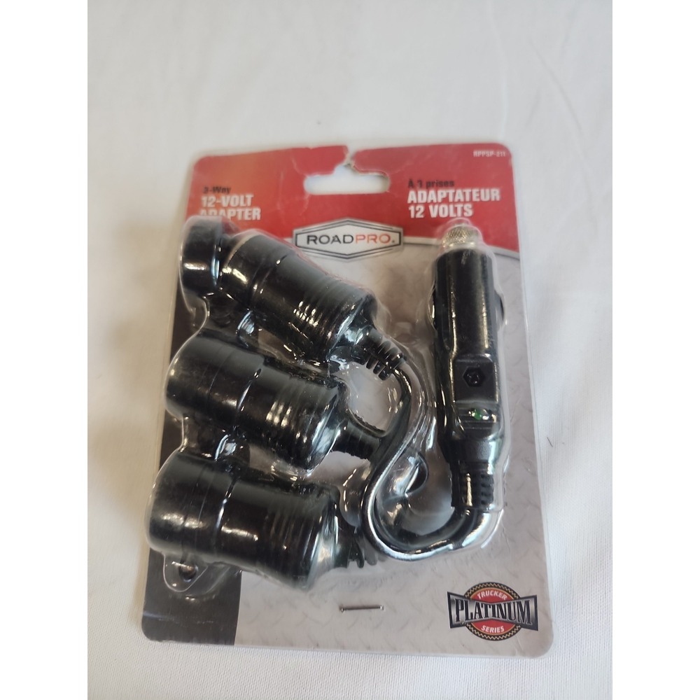 RoadPro Platinum 3-Outlet Auto DC Adapter (rppsp-211) (rppsp211)